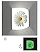 Produktbild Wandbeleuchtung Startoshop, nachleuchtende Wandlampe, Wandleuchte Frontscheibe Plexiglas, Design Marguerite Blume, Wandlampe mit 4W LED Leuchtmittel, 37 cm x 40 cm