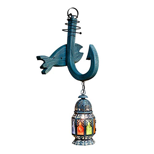 Preisvergleich Produktbild Mediterranen Stil Retro Wandlampen Böhmen Schmiedeeisen Glasmalerei Schatten Südostasien Persönlichkeit Beleuchtung Wohnzimmer Lampe Nacht Hotel Gang Dekor Dekor Lichter