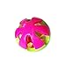 HuntGold 2X Lovely Colorful Plastic Rattle Shake Bell Baby Kids' Educational Toy Ball Christmas Gift(random color)