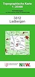  Ladbergen: (N) (Topographische Karten 1:25000 (TK 25) Nordrhein-Westfalen (amtlich) / Normalausgabe (N): Grundriss, Gewässer, Höhenlinien, Vegetation)