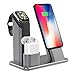 Produktbild 3 in 1 Ladestation , Aluminium Ladestation Dock Station,Kompatibel.mit Apple Watch Series 4/3/2/1, Airpods und alle iPhone XS/XR 8/7/7 Plus / 6s / 6s Plus / 6/6 Plus/Verschiedene Fälle(Grau)
