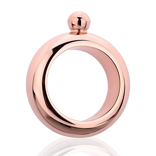 lanshulan 304 Edelstahl Armband Fläschchen ROSE GOLD - 3