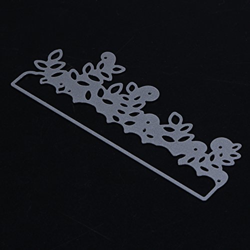 Amazingdeal365 Wiese Metall Form Schablonen Schneiden DIY Dekor Sammelalbum Karten Buchzeichen Lesezeichen als Geschenk für Freunde Geburtstag Kinder,Kindergarten Hobby Schule Handarbeit Unterricht usw. Ein tolles Geschenk! - 4