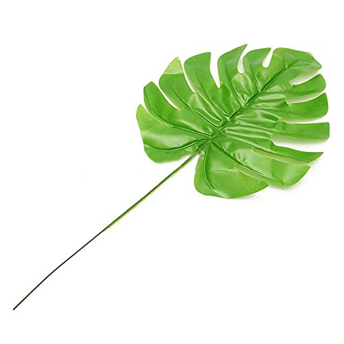 24 Stück Pack Künstliche Monstera Filiale Palm Farn Laub 43cm - 7