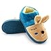 Lovely Rabbit Winter Baby Shoes Warm Indoor Slippers(Blue, 4-5 Years Old)