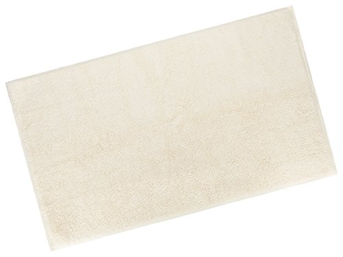 Floringo Luxus Badvorleger Badematte Makkaroni 100% Baumwolle 1700g/m² (50×80, creme) - 2