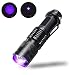 Produktbild LIANA IRWIN Wasserdicht UV Taschenlampe,LED 395nm/LED365nm Vielseitige Leuchtstofflampen-Detektion Lampe, geeignet für die Urinuntersuchung von Haustieren, Jade-Identifikation Usw (Lila Licht 395nm)