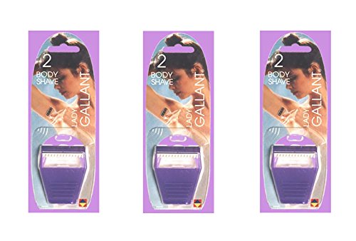 Gallant Body Shaver - No Pressure Disposable Razor X3