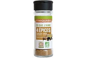 ETHIQUABLE 4 épices en poudre bio & équitable