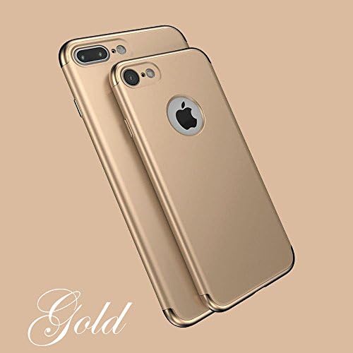 iPhone 6 6S Case, Zonewire® [3 in 1 Series] Non Slip Surface Shockproof Electro Plating Texture Skin Protector [hard] For Apple iPhone 6 6S (4.7") &amp; Screen Protector (GOLD)
