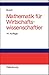 Mathematik für Wirtschaftswissenschaftler: Einführung by