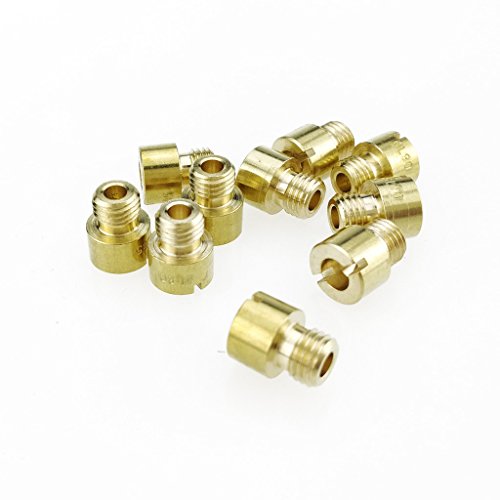 GlixalJog 50cc 72cc 1PE40QMB Scooter Carburetor Mikuni VM11/22 Pit Bike ATV Dirt Bike Main Jet#70#75#80#85#90#95#100#105#110#115 (10 pcs set)