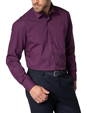 ETERNA Langarm Hemd MODERN FIT Popeline kariert