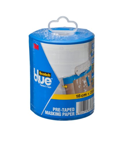 ScotchBlue - Papel protector para pintar (con dispensador, 180 mm, 25 m), color marrón