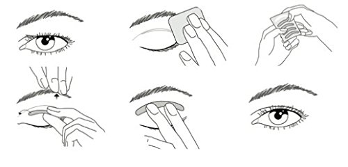 APRICOT SKIN® Eyelid Tapes / Schlupflidtape (96 Stück / Größe S+M) – für ein sofortiges Augenlid-Lifting! NEU! - 4