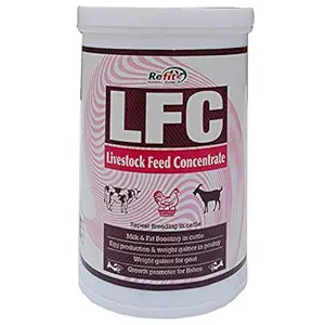 REFIT ANIMAL CARE Feed Concentrate for Cow, Poultry, Broiler, Fish & Livestock Animals, 500 GMS, LFC