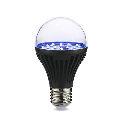 Preisvergleich Produktbild Lixada E27 UV Glühbirne für Sterilisation / Anziehen Insekten / Identifizieren Fluoreszierende Farbstoffe, 7W 25LEDs AC100V-240V A19Lichtfarbe: Lila