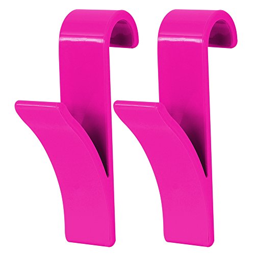 MSV 141415 Haken für Heizkörper Metall Fuchsia 2-teilig 6,4 x 9,8 x 2,5 cm