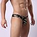 Produktbild Sansee Mens Sexy Camouflage Breathe Unterwäsche Slips Bulge Pouch Shorts Unterhose-01 (L, Kaffee)