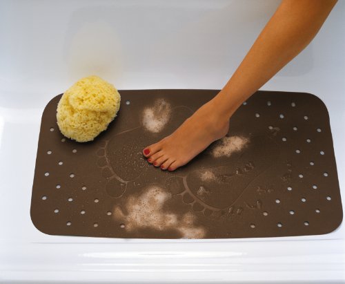 Ridder 670680-350 Badewanneneinlage 38 x 72 cm, Plattfuߟ braun - 2