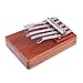 Produktbild Daumenklavier - SODIAL(R)5 Schluessel Kalimba Mbira Likembe Sanza Finger Daumenklavier Palisander Instrument Daumenklavier ist ein traditionelles Musikinstrument in Afrika. In verschiedenen afrikanischen Laendern, hat es unterschiedliche Namen. Der Klangkoerper ist die flexible Metallstreifen in unterschiedlicher Laenge, waehrend die Verwendung Holz oder Kuerbis als Resonanzkasten.