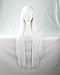 Womens Ladies Girls 80cm White Color Long Straight Wigs High Quality Hair Carve Cosplay Costume Anime Party Bangs Full Sexy Wigs