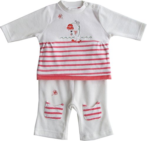 Schnizler Baby Girls' Tracksuit White Weiß (original 900) 3-6 Months