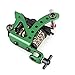 SODIAL(R) Professional Green Tattoo Machine Gun for Shader Liner 8 Wrap Coils