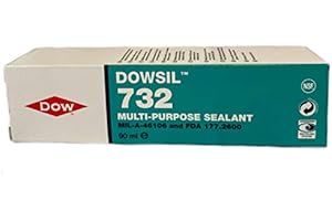 MASTIC SILICONE 732 BL - TUBE 90 ML - DOW CORNING