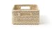 Produktbild IVARY handgeflochtener Rattan-Korb mit Griff rechteckig 30x24x13 cm Gr. M natur