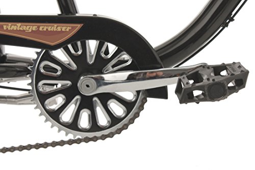 KS Cycling Herren Fahrrad Beachcruiser Vintage RH 46 cm, Schwarz, 26, 729B - 2