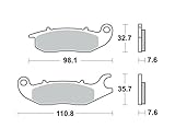 Bremsbeläge TRW MCB759 für Honda CBR 125 R JC50 11- (vorne)