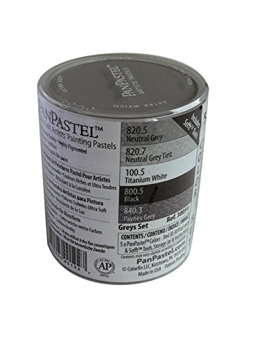 PANPASTEL SET 5 COLORES - GRISES
