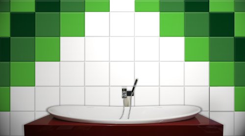 Wandkings Fliesenaufkleber für Küche und Badezimmer, 20 x 20 cm, 200 Stück – Farbe wählbar - 7