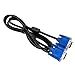 ElectroBee™High Quality 15 pin Male to Male Cable Leads Compatible With Pc Monitor Tv LCD Plasma Projector TFT-100cm - 3ft -1m (Blue) 1 Year Warranty RS.210.00