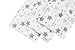 Hippychick Bumpsters Cot Bar Bumpers, Star Design - Large, Grey