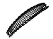 Black Barley Twist Long Banana Hair Clip Clamp Slide Comb Grip