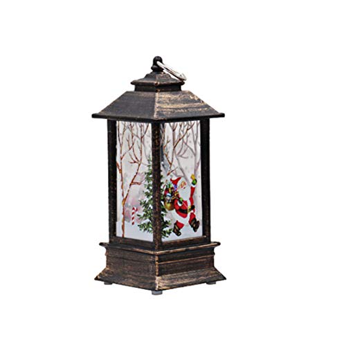 Preisvergleich Produktbild happy event Christmas Weihnachten Kerze mit LED Teelicht / Lichterketten Innen Außen Deko Lichter für Partys Garten Hochzeiten Aussen Dekoration (D)