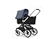 Produktbild Bugaboo Fox komplett aluminium/Schwarz/soft pink - Griffe Schwarz, Radkappen brillantweiss