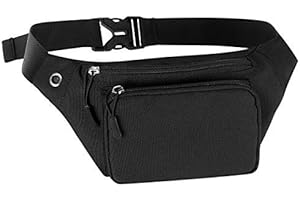 HAWEE Sac Banane Sport Sac de Taille de Voyage Sac Ceinture de Course Unisexe Léger Multicolore Sac de Course avec Ceinture Réglable et Prise Casque pour Homme Femme Sport Randonnée Jogging Vélo