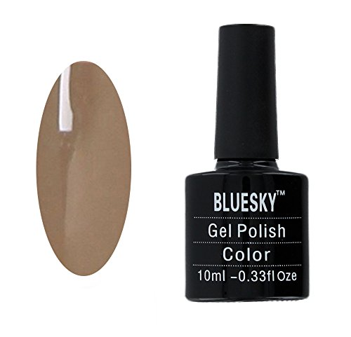 Bluesky UV LED Gel auflösbarer Nagellack 10ml caramel grey, 1er Pack (1 x 10 ml)