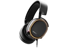 SteelSeries Arctis 5 Gaming Headset - RGB Illumination - DTS Headphone: X v2.0 Surround for PC and PlayStation 5, PS4 - Black