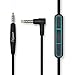 Produktbild Audio Kabel, ELEGIANT 1.5m Ersatzkabel Aux Stereo Kabel Klinkenkabel mit Lautstärkeregelung für Bose Quiet Comfort QC25 Kopfhörer mit integriertem Mikrofon HiFi-Qualität für Kopfhörer, Apple iPhone iPod iPad, Heim/KFZ Stereoanlagen, Smartphones, MP3 Player und mehr