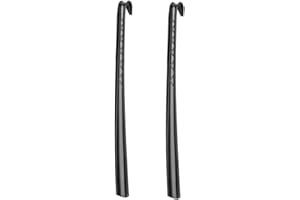 I-K-E-A 2x Universal Shoehorn Unisex Extra Long Handled Shoe Horn Easy Grip Black 61 cm Shoespooner Schlipp Shoe Boots Stick Handle Adjuster Tongue 24 inch,7 3/8
