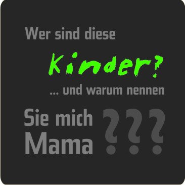 Bierdeckel „Sprüche Mix“, eckig 93 x 93 mm aus Original-Bierfilzpappe (10er Set) - 2