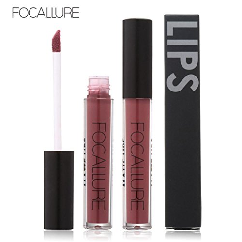 Yogogo Neue Art und Weise Lippenstift Kosmetik Frauen sexy Lippen Metallic Lip Gloss - 3