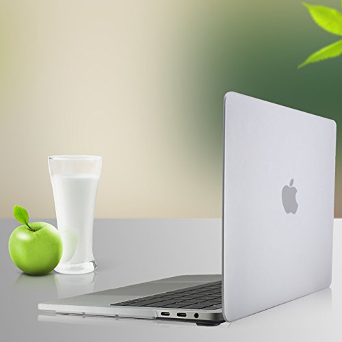 MacBook Pro 13 Hülle 2016, Infiland Ultra Slim Hochwertige Matt Gummierte Hartschale Tasche Schutzhülle Snap Case für NEUESTE 13-zoll MacBook Pro 13″ (2016 Freisetzung) A1706 / A1708(Transparent) - 8