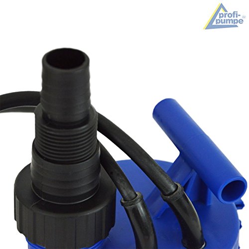 Tauchpumpe f. REGENTONNE REGENFASS Regenfasspumpe Klarwasserpumpe Regentonnenpumpe Regenwasserpumpe 400Watt max. Förderhöhe 7m max. 5800l/h FASSPUMPE REGEN-STAR SUPER 400 Pumpe mit 10m Kabel, internem FILTERSIEB zum Pumpenschutz und Schwimmerschalter - 2