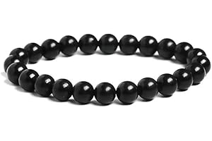 JOYASMINERALES Joyas Minerales Bracelet en Pierres Naturelles 100% Authentiques - Perles Élastiques - Confort et Élégance | Fil Coréen et Écrin à Bijou Inclus