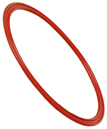 Cerceau plat en polypropylène de couleur rouge, diamètre 50 cm- Visiodirect -